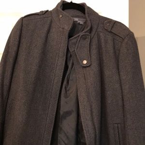 Vince wool tweet moto jacket